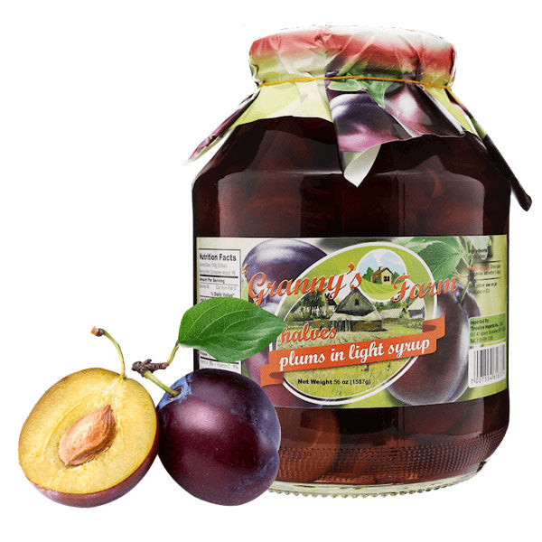 Compote Plum Halves – 1.8 qt – 57.48 fl oz (1.7lt)